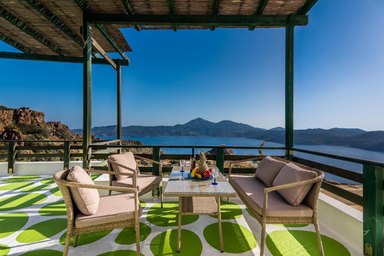 Melisses Sea View House Villa Plaka  Exterior foto